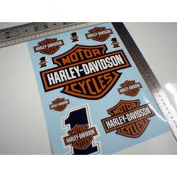 Harley Sticker - Planche Autocollant Harley Davidson 12