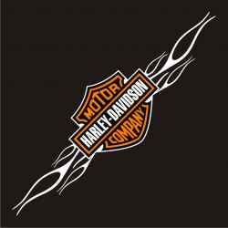 Harley Sticker - Autocollant Harley Davidson 22