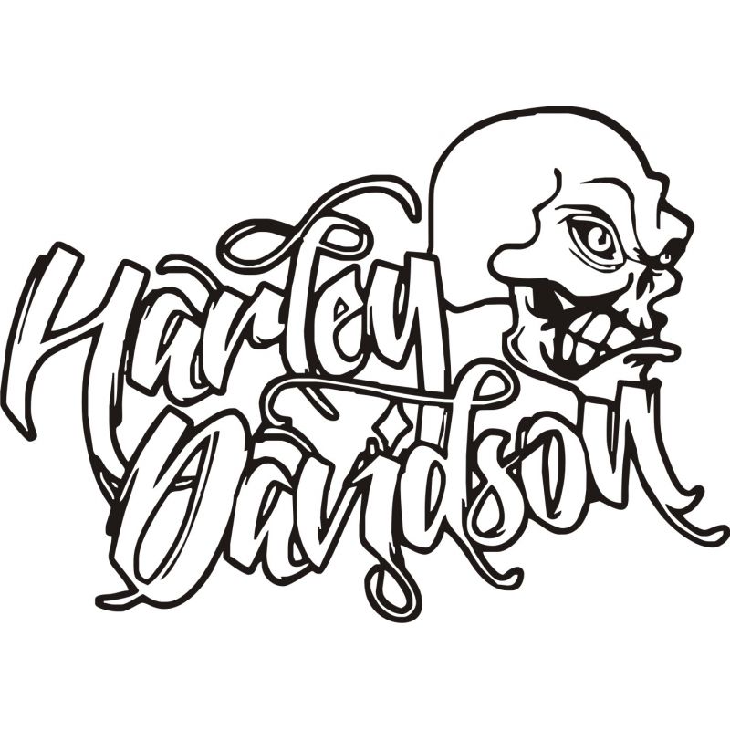 Harley Sticker - Autocollant Harley Davidson 34