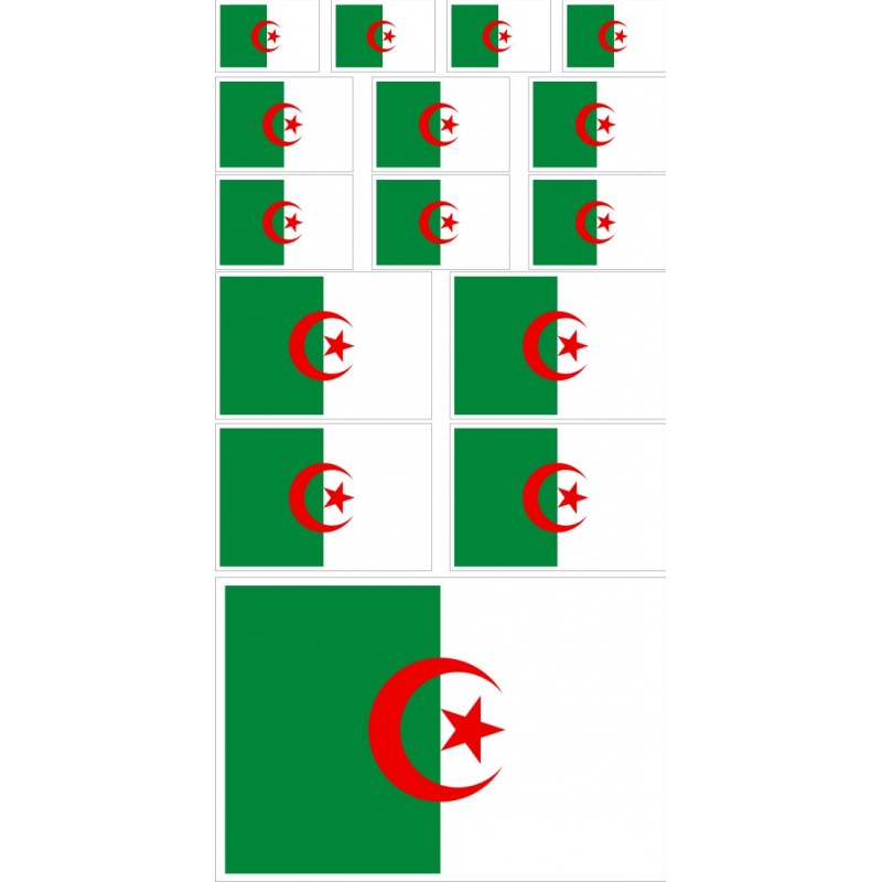 stickers drapeau Algérie