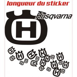 Husqvarna Sticker - Kit déco Autocollant Husqvarna Côté 2