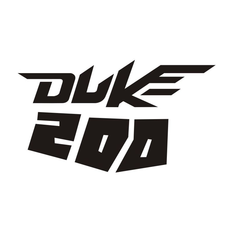 KTM Duke 200 Sticker - Autocollant KTM Racing 22