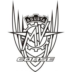 MV Agusta Corse Sticker - Autocollants MV Agusta 10
