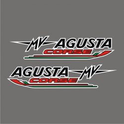MV Agusta Corse 2 Stickers - Autocollants MV Agusta 13